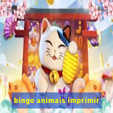 bingo animais imprimir